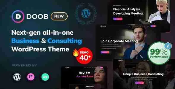 Doob - Business & Consulting WordPress Theme 1 Doob Business & Consulting WordPress Theme
