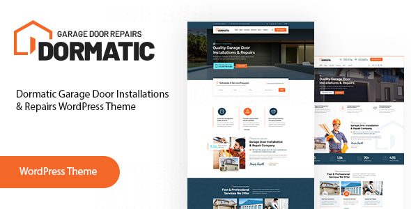 Dormatic – Garage Door Repair WordPress Theme 1 Dormatic Garage Door Repairs WordPress Theme