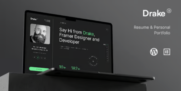 Drake Portfolio Theme WordPress Theme