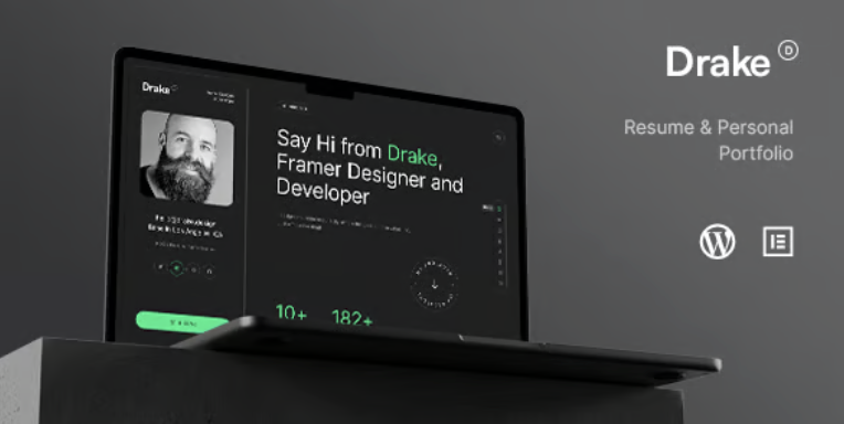 Drake Portfolio Theme 1 Drake Portfolio Theme WordPress Theme