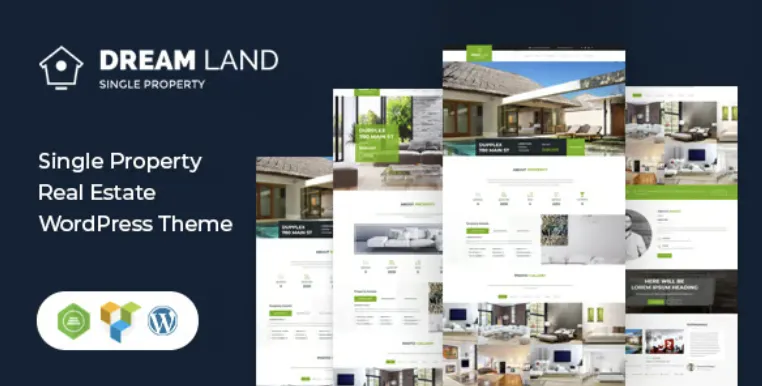 DREAM LAND- Single Property Real Estate WordPress Theme 1 DREAM LAND Single Property Real Estate WordPress Theme
