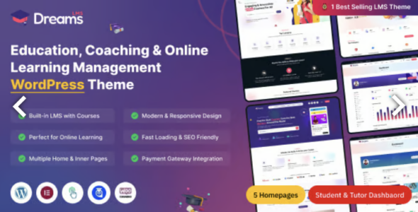 Dreams LMS WordPress Theme