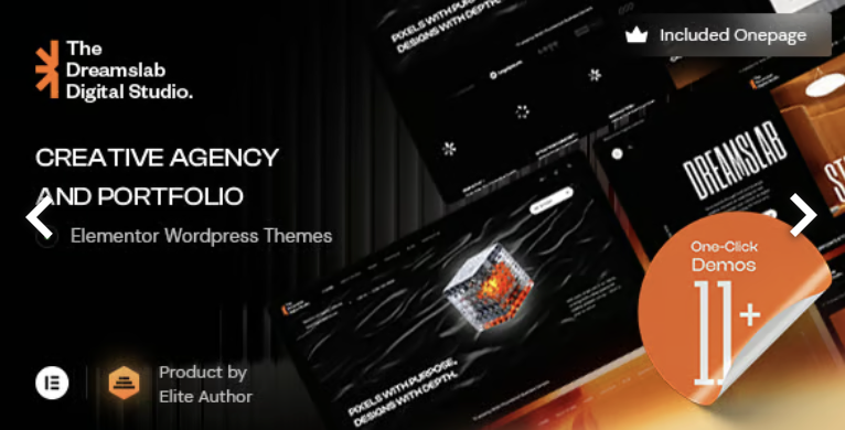 Dreamslab - Creative Portfolio & Agency WordPress Theme 1 Dreamslab Creative Portfolio & Agency WordPress Theme