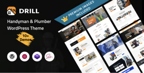 Drill - Handyman & Plumber Services WordPress Theme