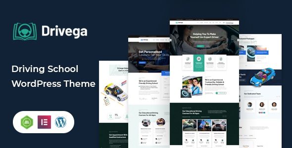 Drivega - Driving School WordPress Theme 1 Drivega - Driving School WordPress Theme
