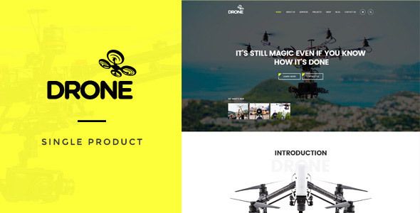 Drone - Single Product WordPress Theme 1 Drone Single Product WordPress Theme