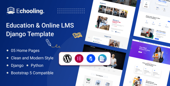 Echooling - Education WordPress Theme 1 Echooling Education WordPress Theme
