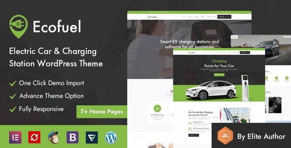 Ecofuel – Electric Car Charging Station WordPress Theme 1 Ecofuel Electric Car Charging Station WordPress Theme