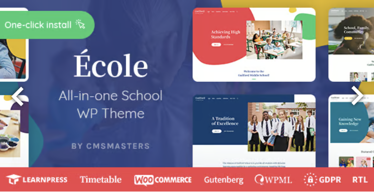 Ecole - Education & School WordPress Theme 1 Ecole - Education & School WordPress Theme