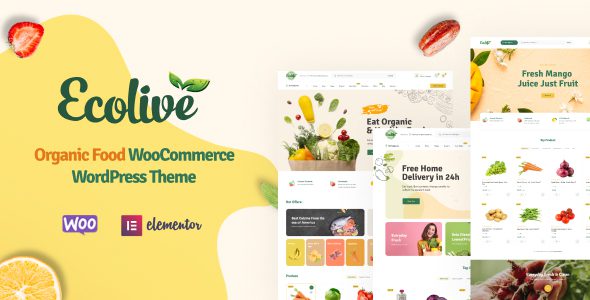 Ecolive - Organic Food WooCommerce WordPress Theme 1 Ecolive Organic Food WooCommerce WordPress Theme