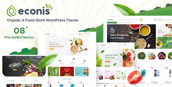 Econis – Organic & Food Store WordPress Theme 1 Econis Organic & Food Store WordPress Theme
