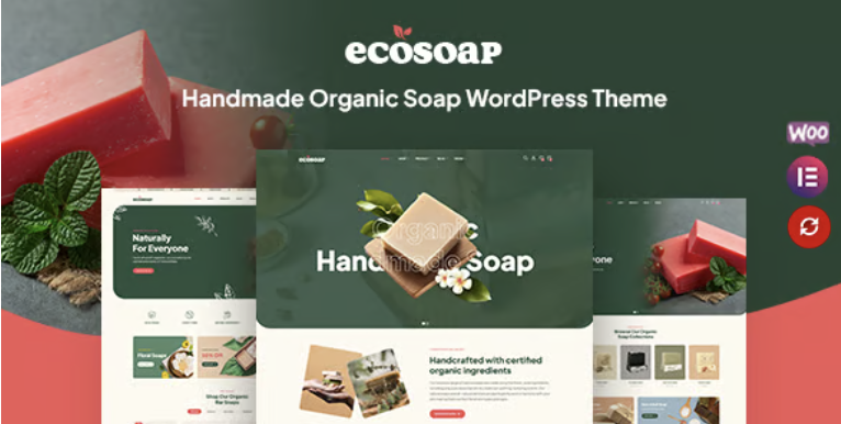 Ecosoap - Handmade Organic Soap WordPress Theme 1 Ecosoap Handmade Organic Soap WordPress Theme