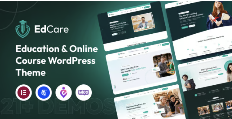 EdCare - Education & Online Course WordPress Theme 1 Ed Care Education & Online Course WordPress Theme