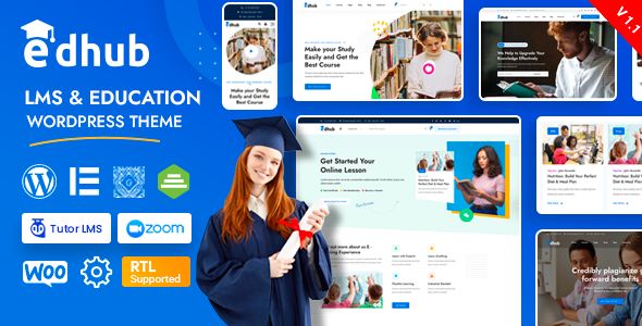 Edhub - Education WordPress Theme 1 Edhub - Education WordPress Theme