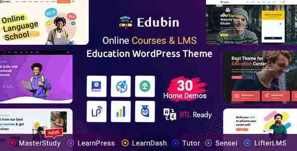 Edubin - Education WordPress Theme 1 Edubin Education WordPress Theme