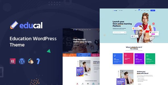 Educal – Online Courses & Education WordPress Theme 1 Educal Education WordPress Theme
