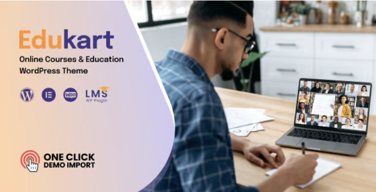 EduKart - LMS Education WordPress Theme 1 Edu Kart LMS Education WordPress Theme