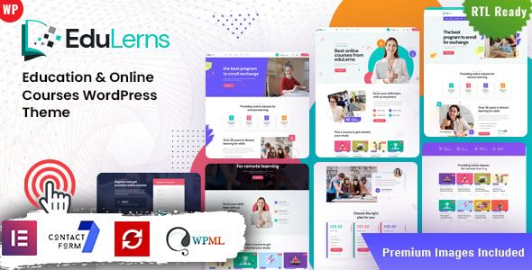 Edulerns – Education WordPress Theme 1 Edulerns Education WordPress Theme