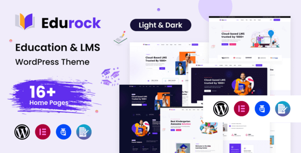 Edurock - Education WordPress Theme 1 Edurock Education WordPress Theme