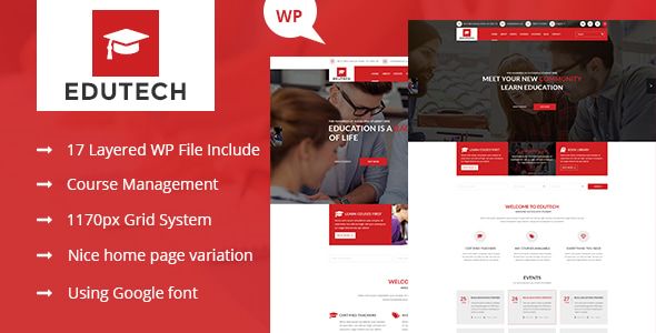 Edutech - Education WordPress Theme 1 Edutech - Education WordPress Theme