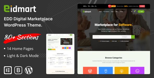Eidmart Digital Marketplace WordPress Theme 1 Eidmart Digital Marketplace WordPress Theme