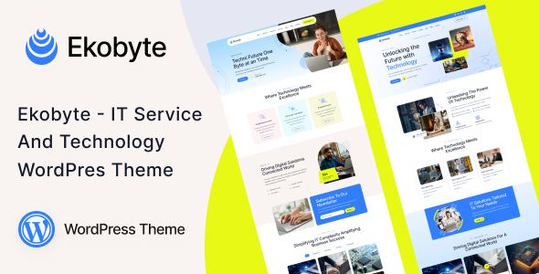 Ekobyte - IT Service & Technology WordPress Theme 1 Ekobyte - IT Service & Technology WordPress Theme