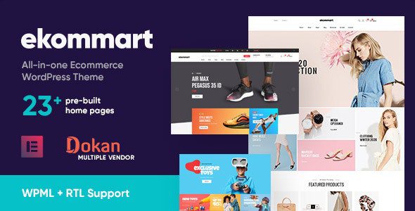 ekommart - All-in-one eCommerce WordPress Theme 1 ekommart All-in-one e Commerce WordPress Theme