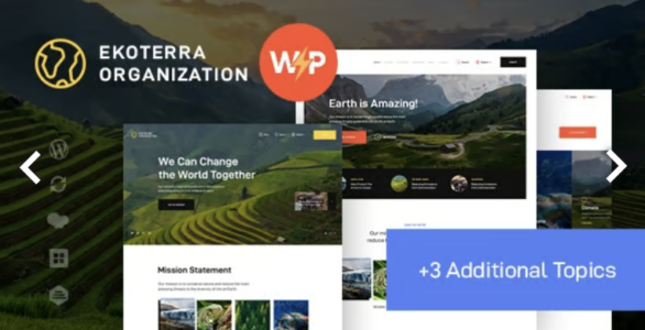Ekoterra Non Profit WordPress Theme