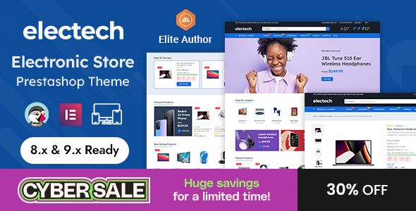 Electech - Electronics Mega Store Prestashop Responsive Theme 1 Electech - Electronics Mega Store Prestashop Responsive Theme
