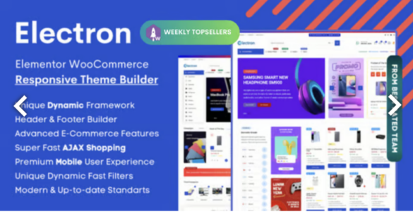 Electron WooCommerce Responsive Theme Builder