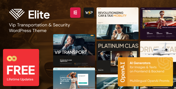 Elite - Vip Private Transportation & Chauffeur Service WordPress Theme 1 Elite - Vip Private Transportation & Chauffeur Service WordPress Theme