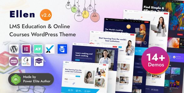Ellen – Education LMS Online Courses WordPress Theme 1 Ellen – Education LMS Online Courses WordPress Theme