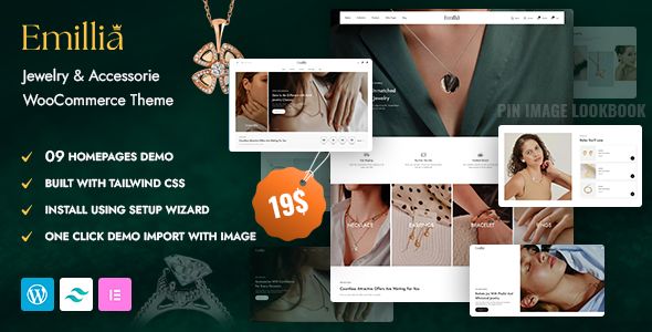 Emillia – Jewelry Fashion Accessories WooCommerce WordPress Theme 1 Emillia Jewelry & Accessory WooCommerce WordPress Theme