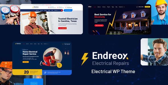 Endreox – Electrical Repair Service WordPress Theme 1 Endreox Electrical Repair Service WordPress Theme