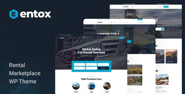 Entox - Rental Marketplace WordPress Theme 1 Entox Rental Marketplace WordPress Theme