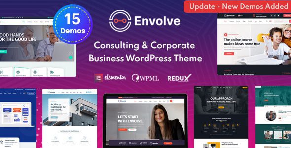 Envolve - Consulting Business WordPress Theme 1 Envolve consulting & corporate WordPress Theme