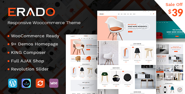 Erado - eCommerce WordPress Theme 1 Erado - e Commerce WordPress Theme