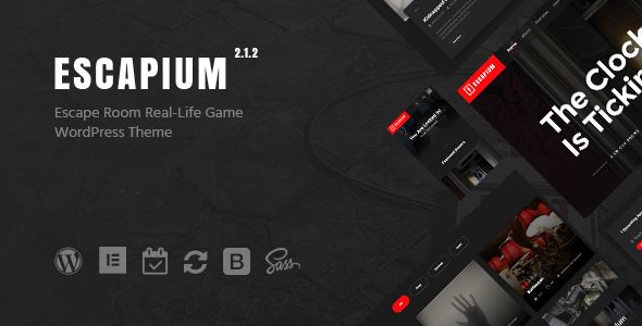 Escapium – Escape Room Game WordPress Theme 1 Escapium WordPress Theme