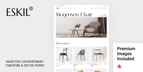 Eskil – Furniture Store Theme 1 Eskil – Furniture Store Theme WordPress Theme