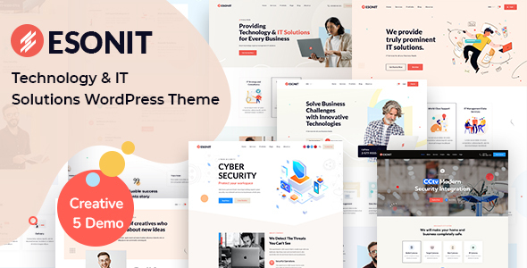 Esonit - IT solutions WordPress Theme 1 Esonit - IT solutions WordPress Theme