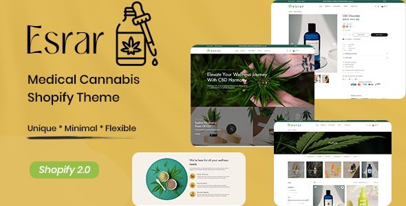 Esrar Medical Cannabis Shopify Theme