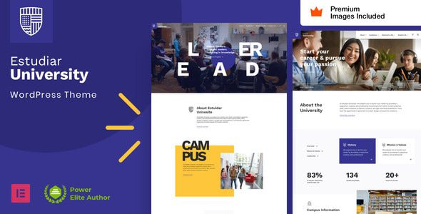 Estudiar - University School WordPress Theme 1 Estudiar University WordPress Theme