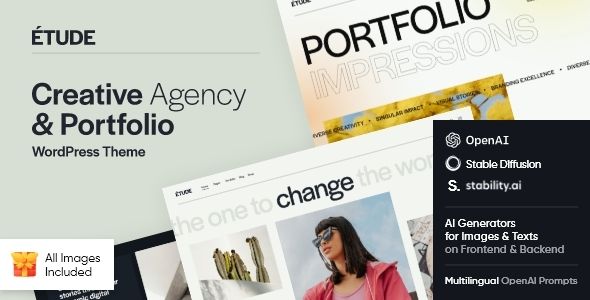 Etude - Design Agency & Branding Agency WordPress Theme 1 Etude - Design Agency & Branding Agency WordPress Theme