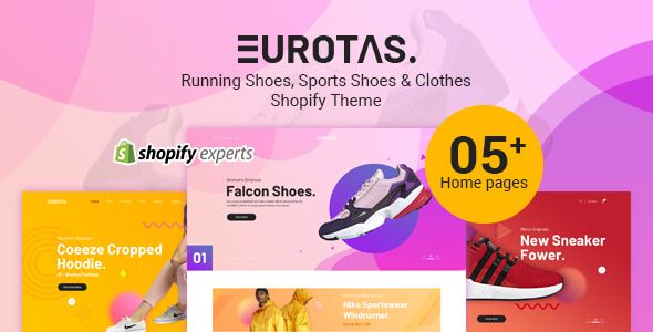 Eurotas Running Shoes Sports Shoes Clothes Shopify Theme