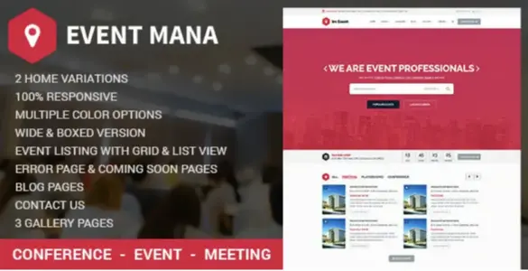 Event Management WordPress Theme