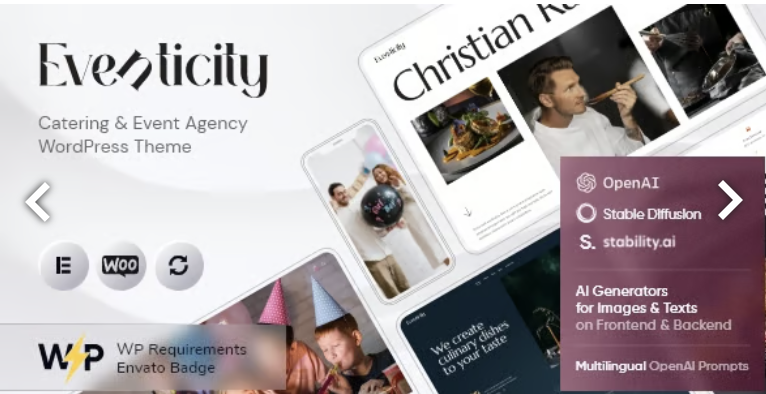 Eventicity - Catering & Meeting Conference WordPress Theme 1 Eventicity Catering & Meeting Conference WordPress Theme