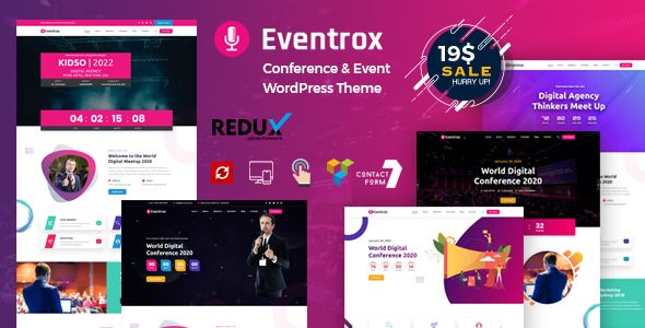 Eventrox – Conference and Event WordPress Theme 1 Eventrox Conference and Event WordPress Theme