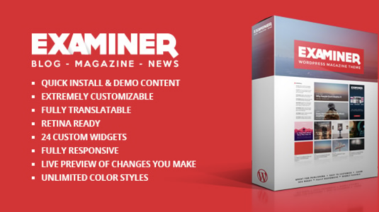 Examiner Magazine Theme WordPress Theme
