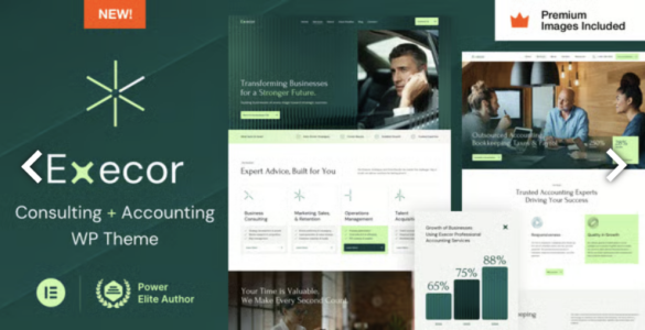 Execor – Accounting and Management Consulting WordPress Theme
