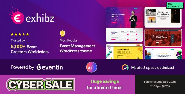 Exhibz - Event Conference WordPress Theme 1 Exhibz - Event Conference WordPress Theme